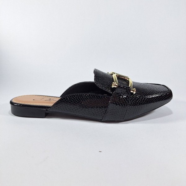 MULE PITON PRETO PRETO OURO